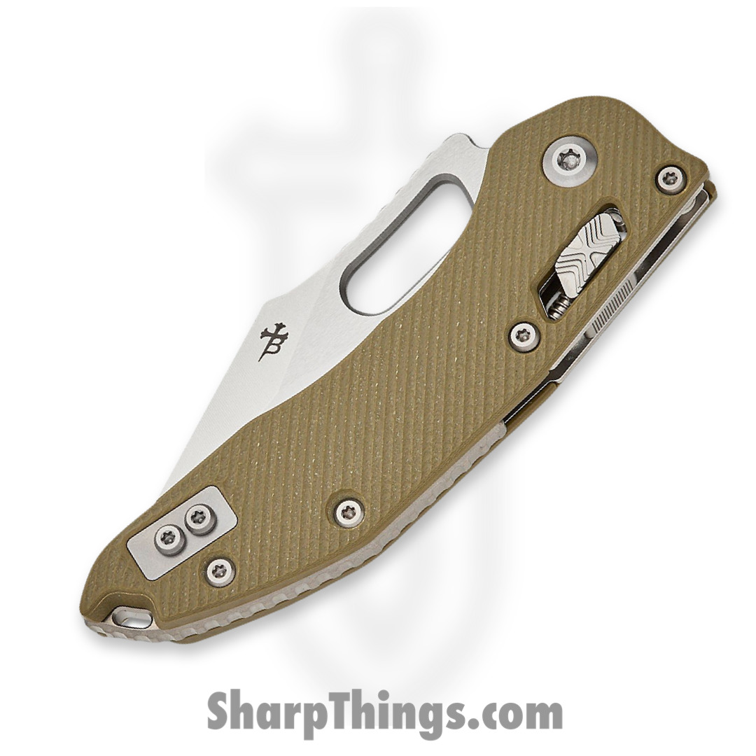 Microtech - 169RL-10FLGTOD - Stitch RAM-LOK - Folding Knife - M390MK Stonewash Spear Point - Fluted G 10 - OD Green - Image 3