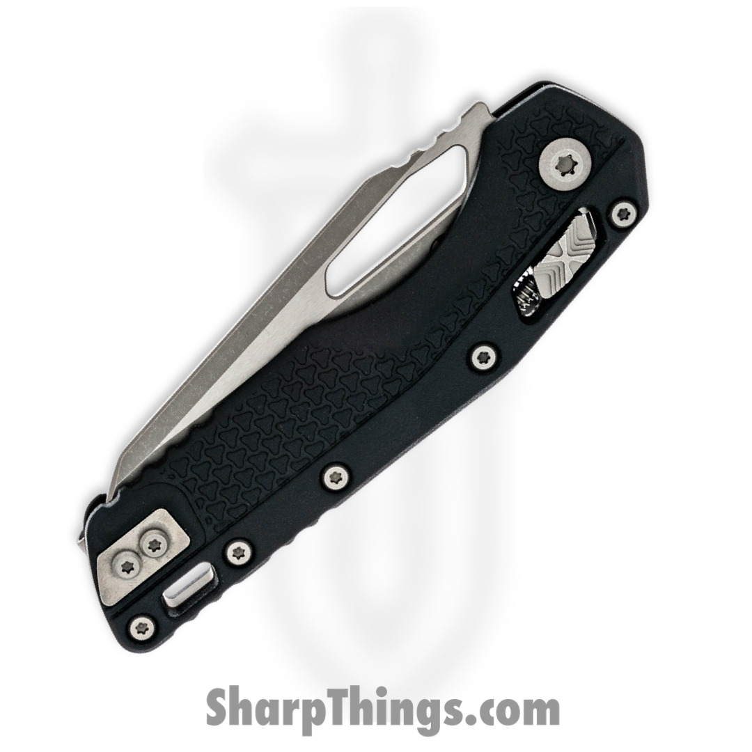 Microtech - 210T-10APPMBK - MSI S/E - Folding Knife - M390MK Apocalyptic Wharncliffe - Tri-Grip Injection Molded - Black - Image 3