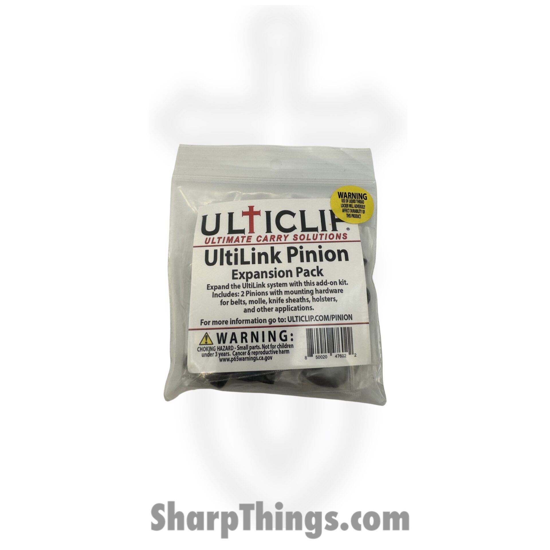 ULTICLIP - 622-DPIN - UltiLink Pinion Expansion Pack - Steel - Black