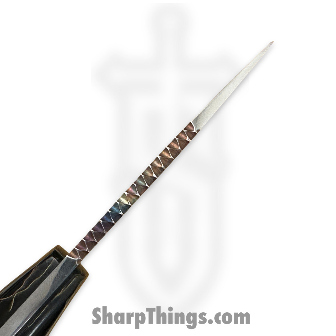 Cave Blades - CBSamDP1023c - Samaritan - Fixed Blade Knife - 154CM Satin Drop Point - Raffir Noble - Bronze Copper - Image 3
