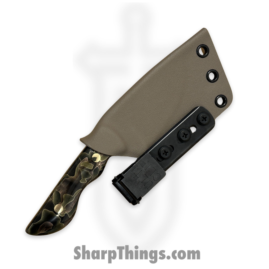 Cave Blades - CBSamDP1023c - Samaritan - Fixed Blade Knife - 154CM Satin Drop Point - Raffir Noble - Bronze Copper - Image 5