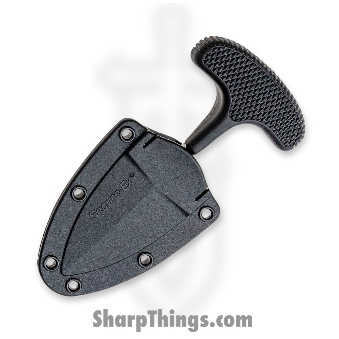 Cold Steel - CS43XLSS - Urban Edge - Fixed Blade Knife - Japanese Aus 8A Stainless Steel Satin Dagger - Rubber - Black - Image 3