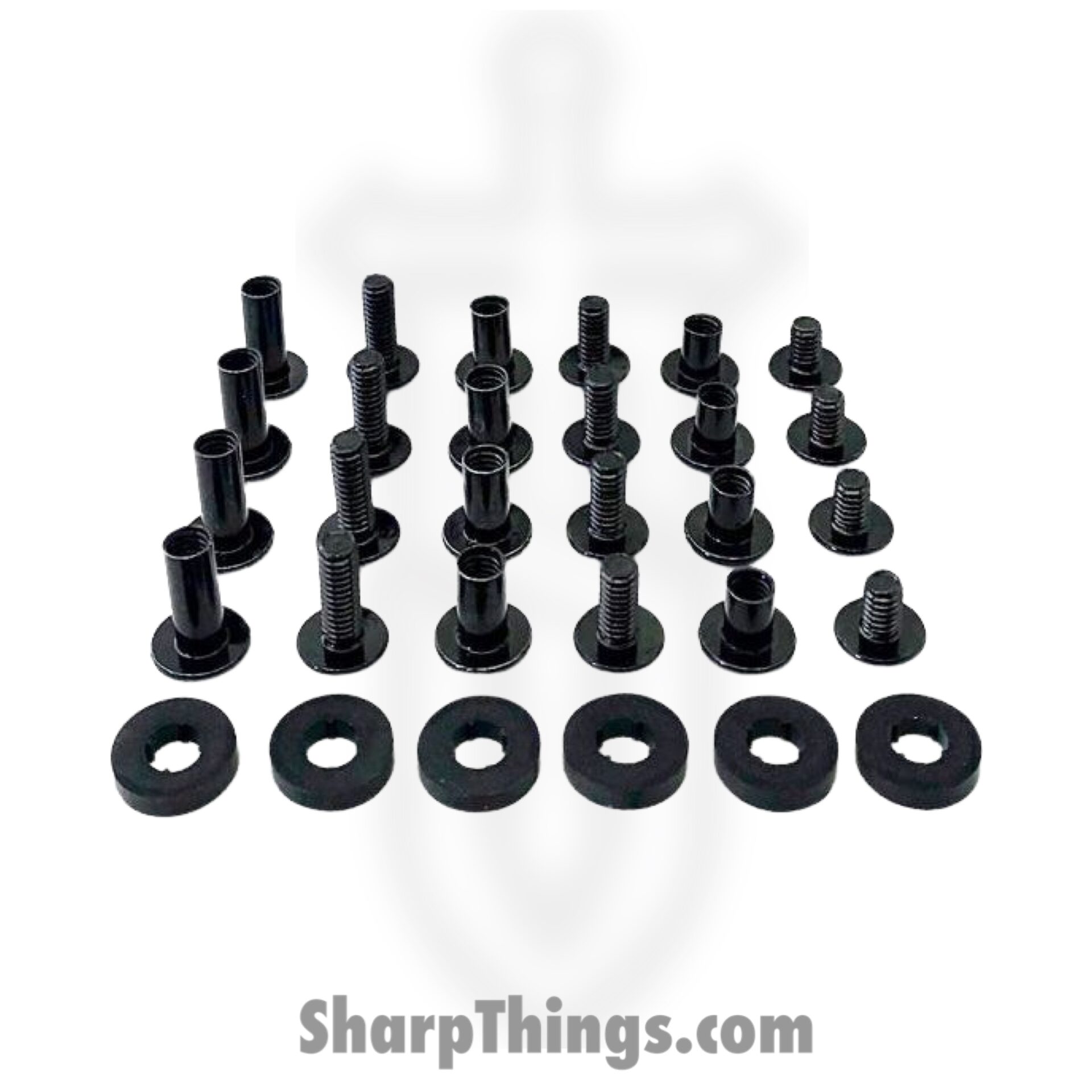 ULTICLIP - DSK30 - 30 Piece Combo Head Screw Kit -Steel - Black - Image 2