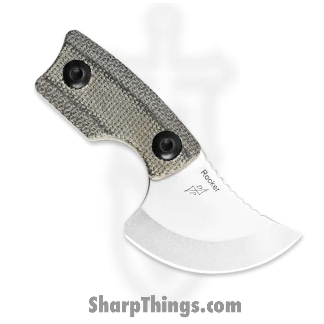 Kizer Cutlery - KI1051A1 - Rocker - Fixed Blade Knife - D2 Satin - Micarta - Black - Image 4