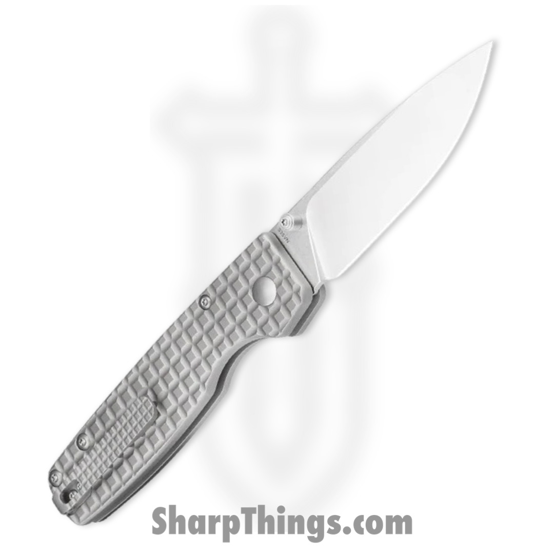 Kizer Cutlery - KI4605A1 - Original XL - Folding Knife - S35VN Stonewash Drop Point - Titanium - Gray - Image 4