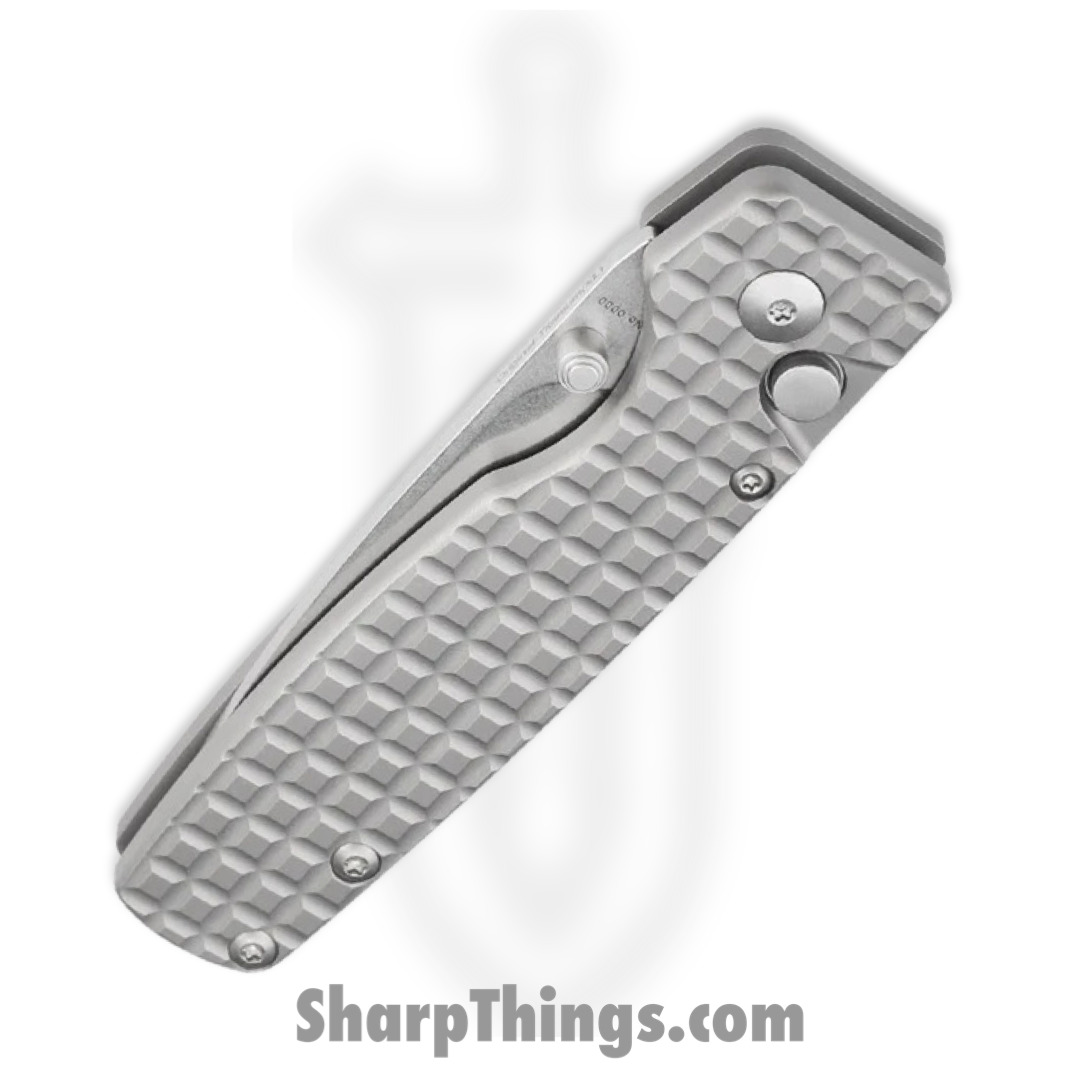 Kizer Cutlery - KI4605A1 - Original XL - Folding Knife - S35VN Stonewash Drop Point - Titanium - Gray - Image 3