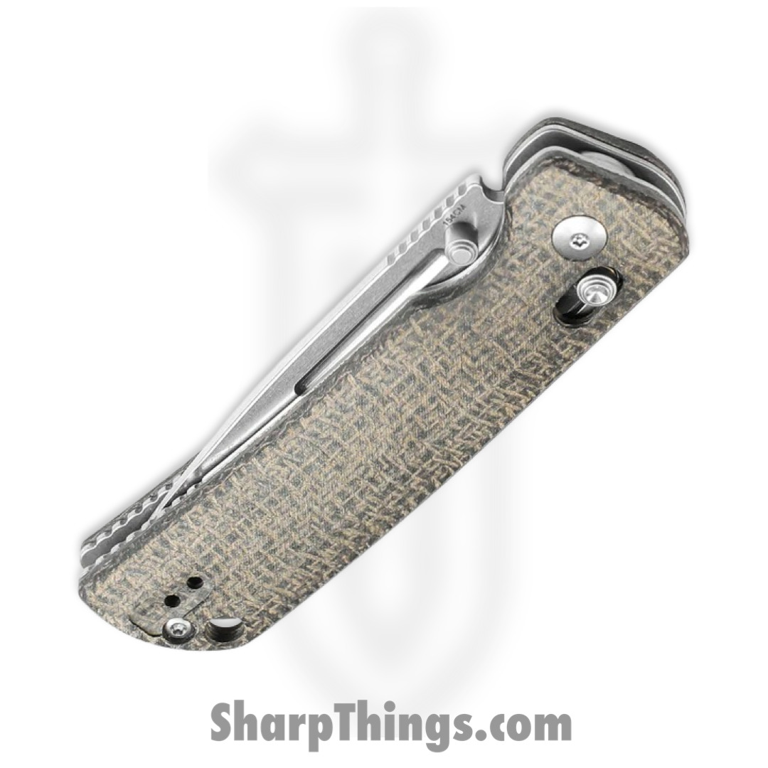Kizer Cutlery - KIV4481C2 - Escort - Folding Knife - 154CM Stonewash Drop Point - Micarta - Green - Image 3