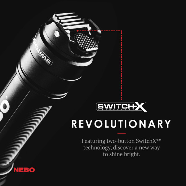 Nebo - NEB-FLT-0008 - Redline X - 1800 Lumen Flashlight - Aluminum - Black - Image 4