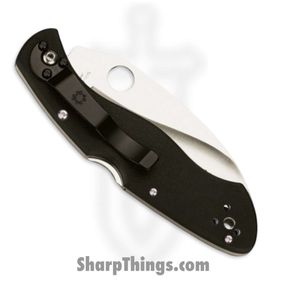 Spyderco - SC12GS - Civilian Lockback - Folding Knife - VG-10 Reverse S Blade - G 10 - Black - Image 2