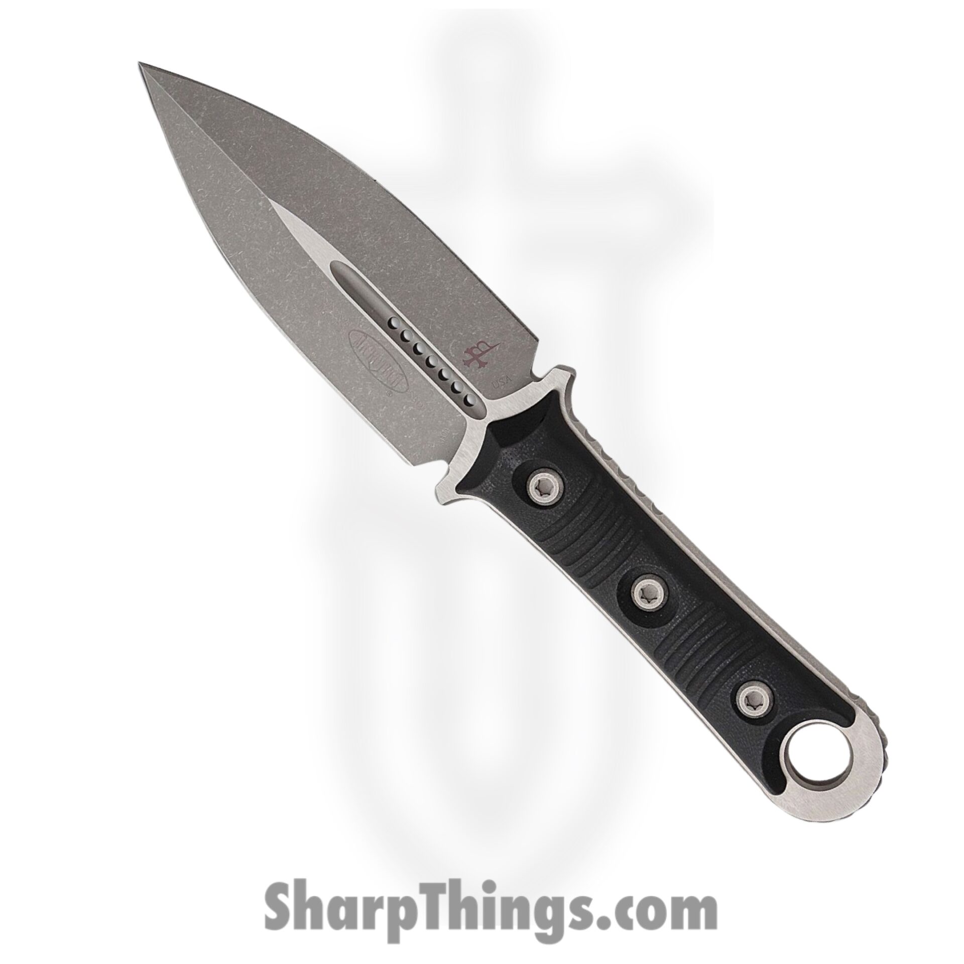 Microtech - 201-10AP - SBD D/E - Fixed Blade Knife - Bohler M390 Apocalyptic Dagger - G10 - Black