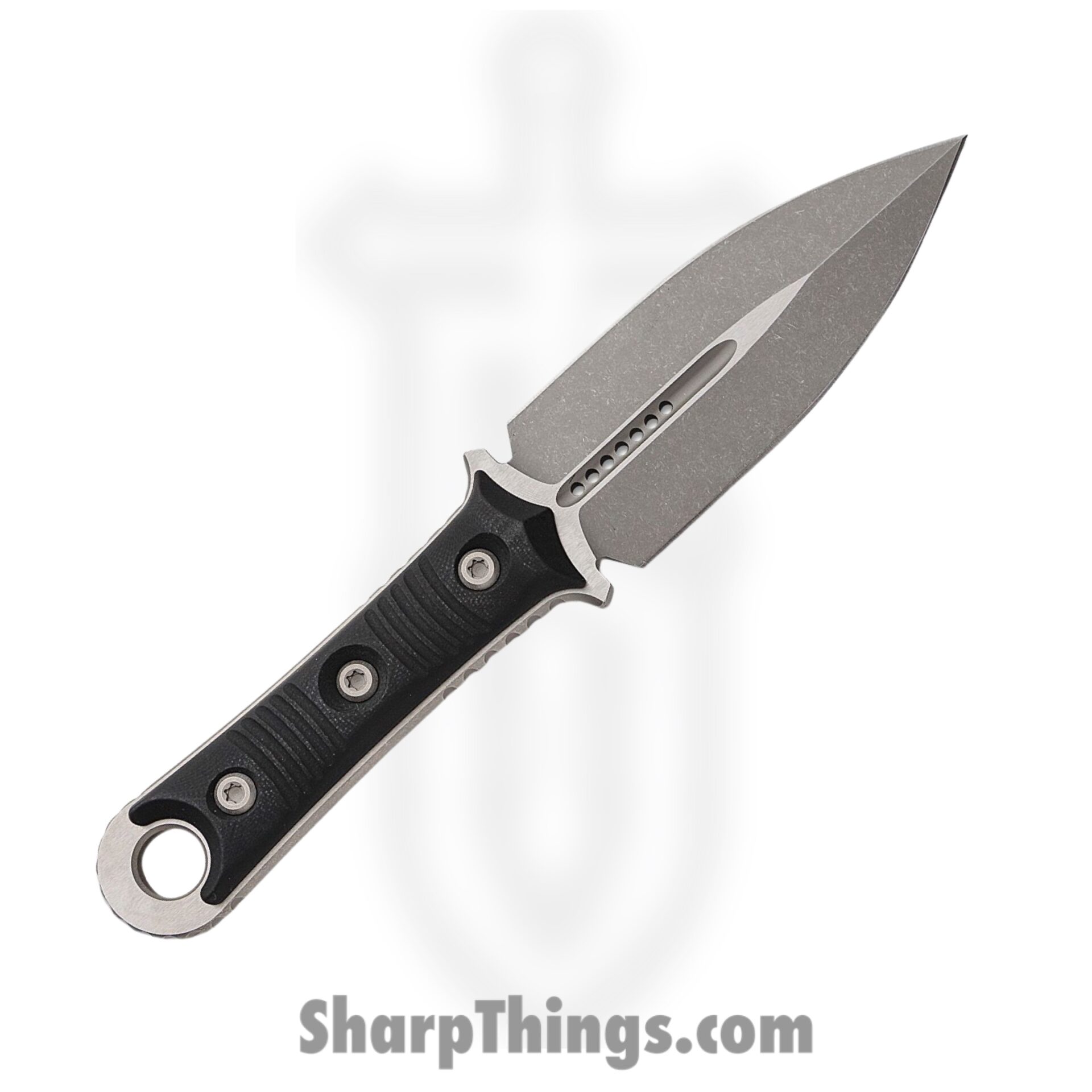 Microtech - 201-10AP - SBD D/E - Fixed Blade Knife - Bohler M390 Apocalyptic Dagger - G10 - Black - Image 2