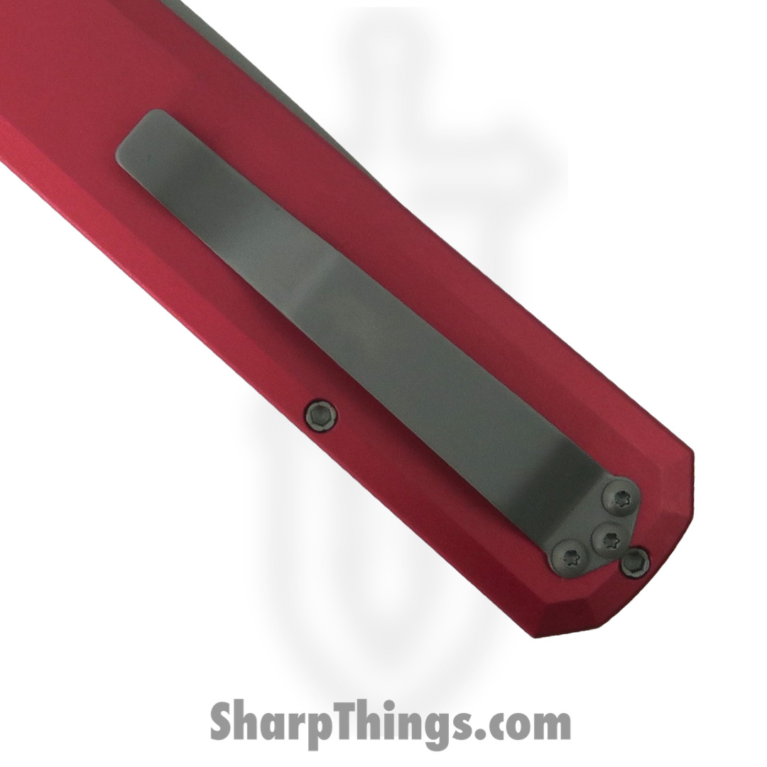 ProTech - 920-Red - Godfather - Automatic Knife - 154CM Bead Blasted Spear Point - 6061-T6 Aluminum - Red - Image 4