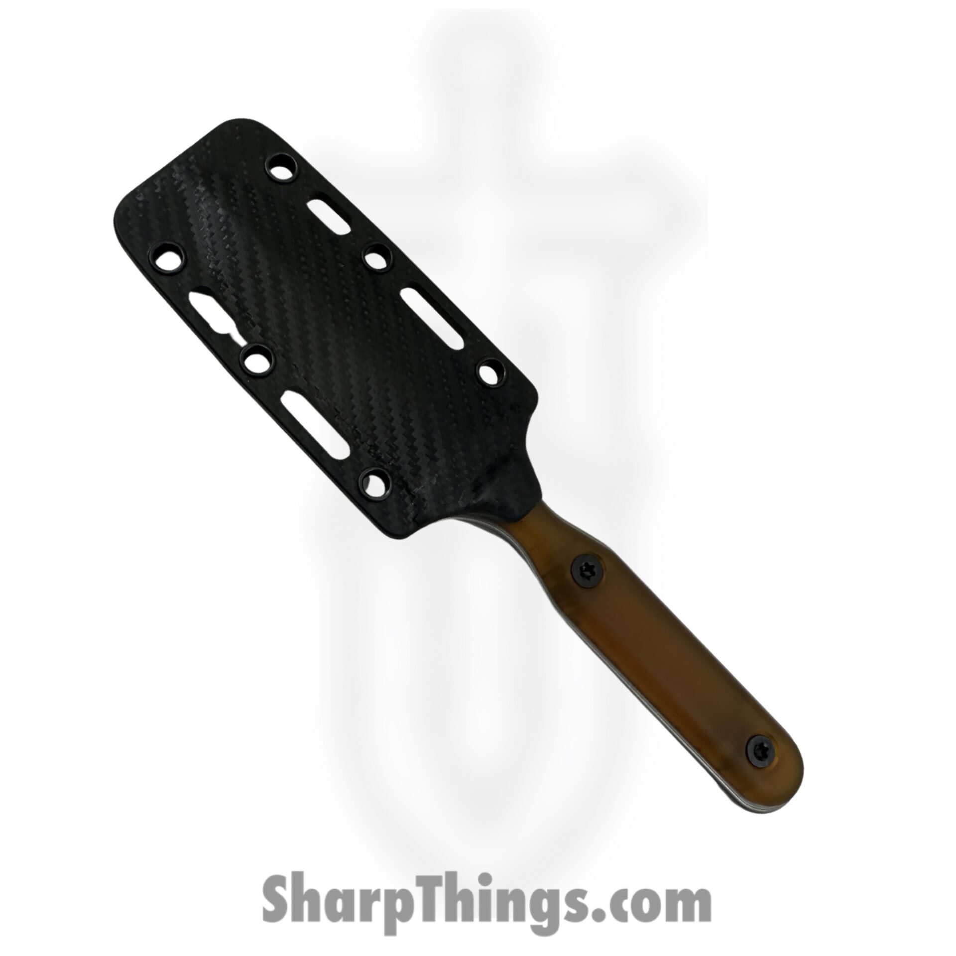 Compliance Edge - CEKdeSWultem - Dagger - Fixed Blade Knife - CPM 3V Stonewash Dagger - Ultem - Yellow - Image 2