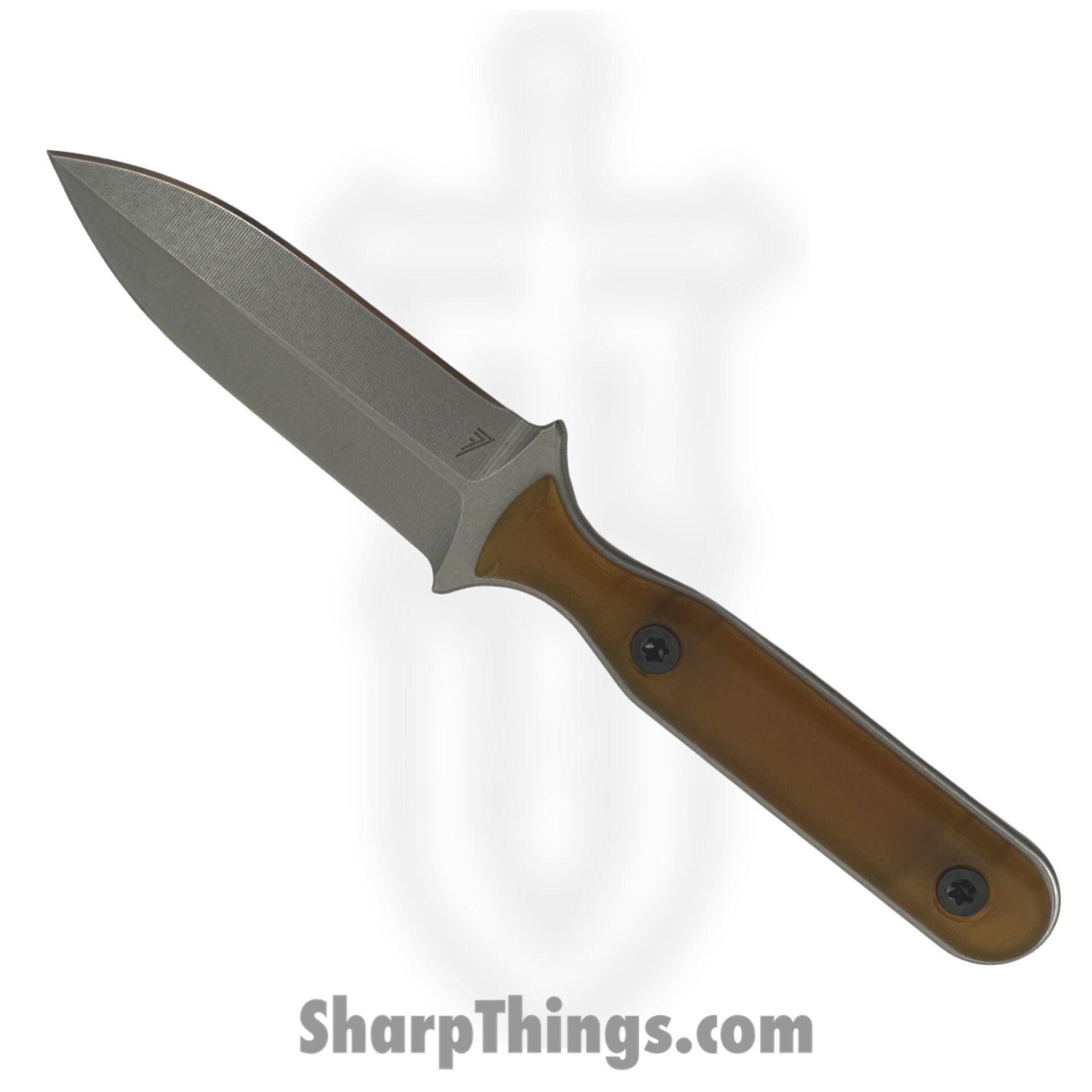 Compliance Edge - CEKdeSWultem - Dagger - Fixed Blade Knife - CPM 3V Stonewash Dagger - Ultem - Yellow