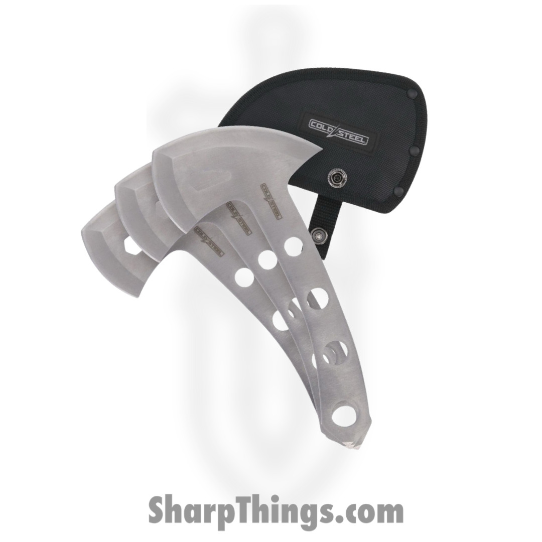 Cold Steel - CSTH50AX3PK - 3 Piece Throwing Axe Set - Fixed Blade Knife - 420 Stainless - Stainless - Silver - Image 2
