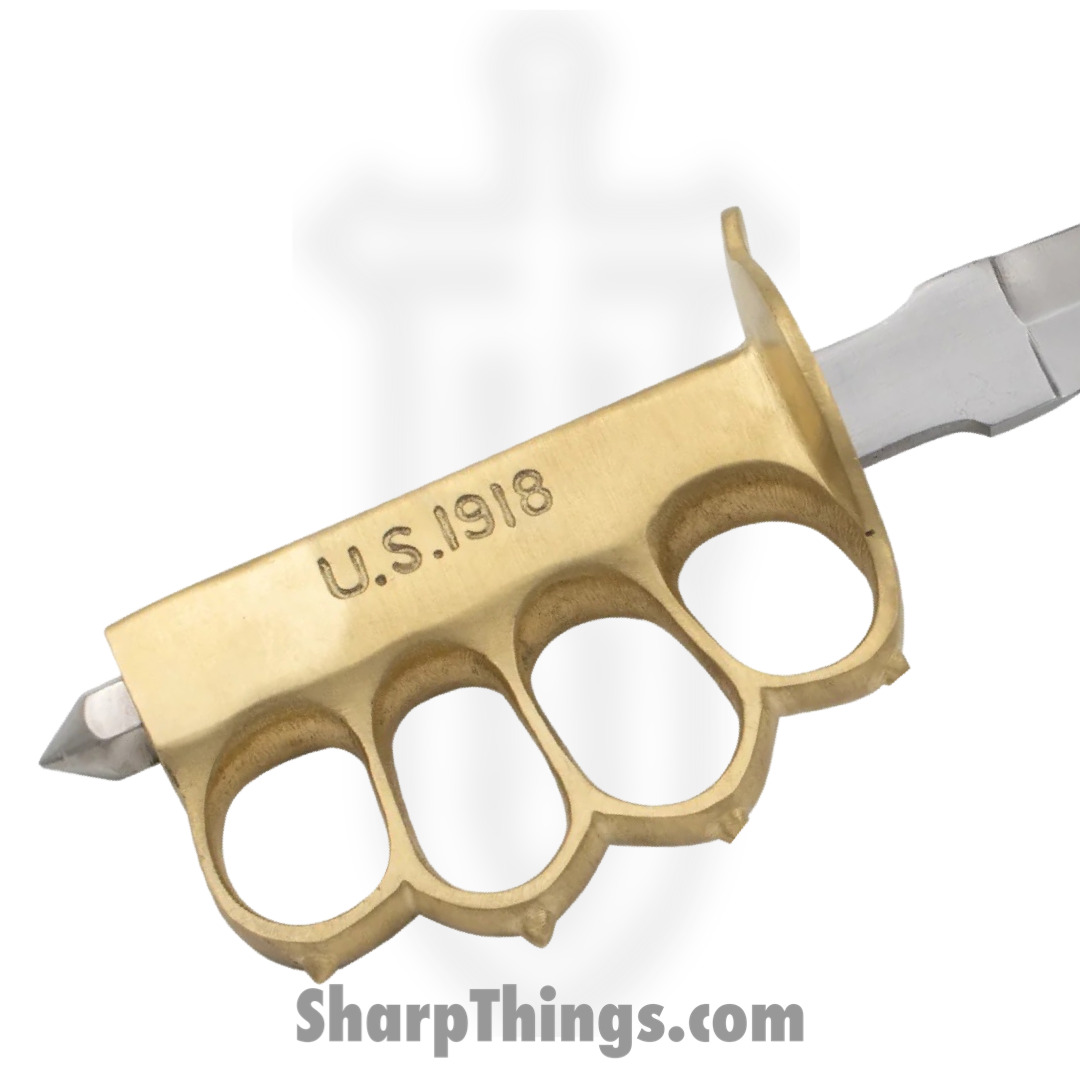 VOC - ICD-022 - 11 inch Trench Knife - Fixed Blade Knife - High Carbon Polished Dagger - Brass - Natural - Image 4
