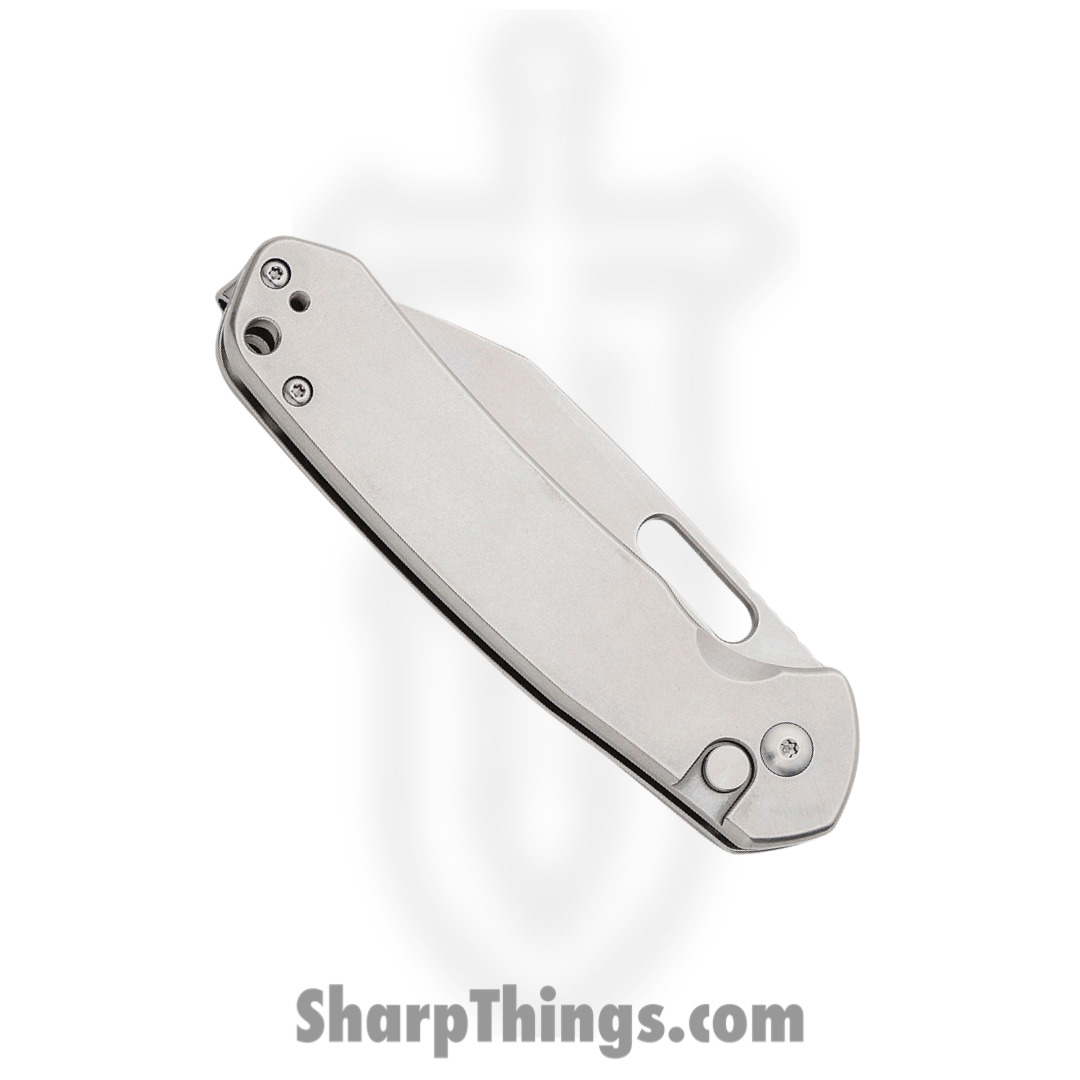 CJRB - J1925AST - Pyrite - Folding Knife - AR-RPM9 Satin Wharncliffe - Stainless Steel - Silver - Image 3