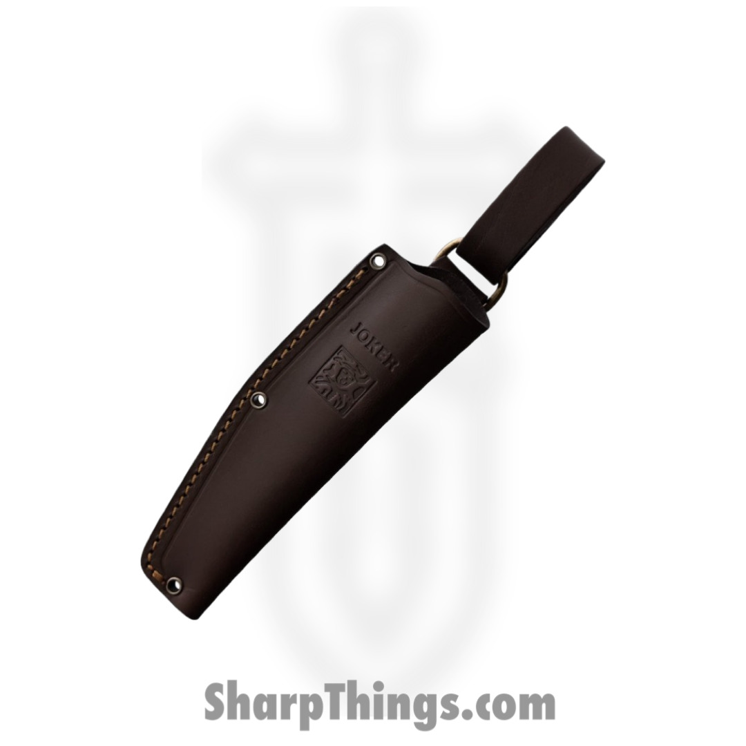 Joker - JKRCO120 - Bushcrafter - Fixed Blade Knife - Bohler N695 Satin Drop Point - Olive Wood - Brown - Image 2