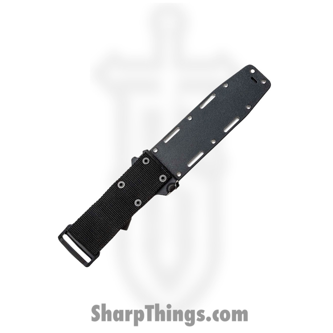 Ka-Bar - KA5017 - USMC Fighting Knife - Fixed Blade Knife - 1095 Carbon Coated Clip Point - Stacked Leather - Brown - Image 4