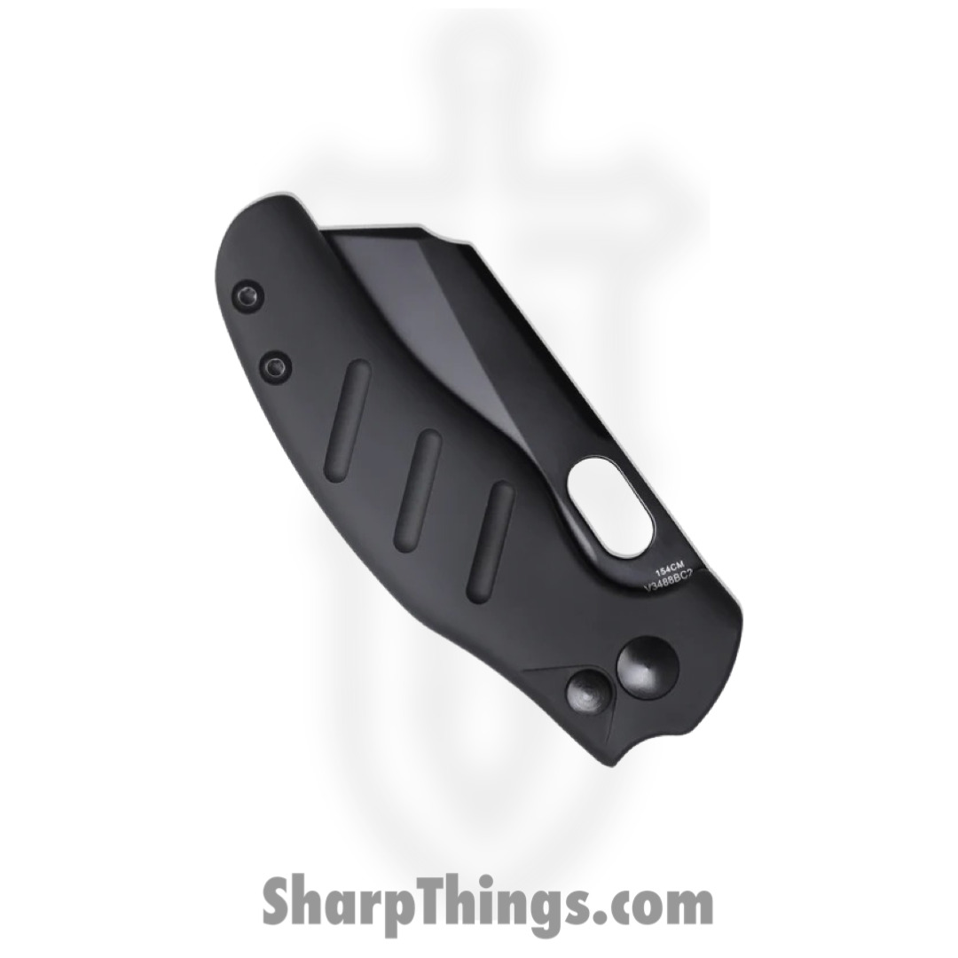 Kizer Cutlery - KIV3488BC2 - Mini Sheepdog - Folding Knife - 154CM Black Sheepsfoot - Aluminum - Black - Image 3