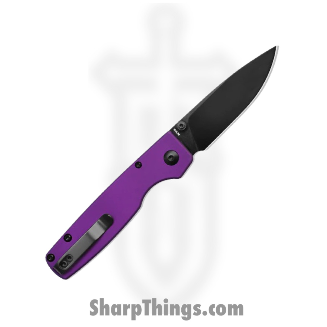 Kizer Cutlery - KIV3605C4 - Original - Folding Knife - 154CM Black Drop Point - Aluminum - Purple - Image 2