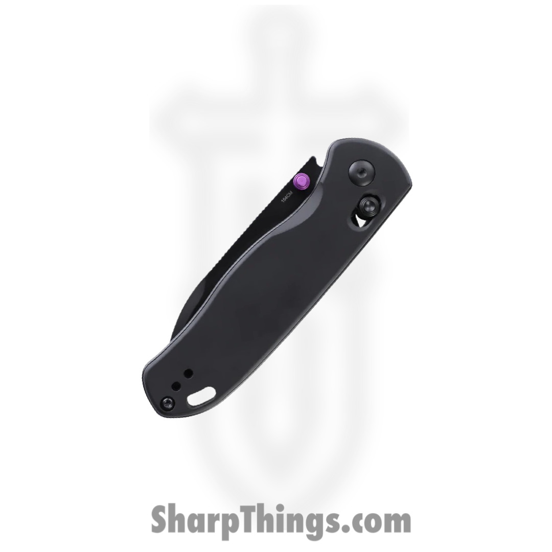 Kizer Cutlery - KIV3619C2 - Drop Bear - Folding Knife - 154CM Black Drop Point - Aluminum - Black - Image 3