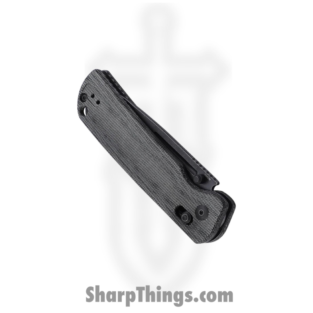 Kizer Cutlery - KIV4481C3 - Escort - Folding Knife - 154CM Stonewash Coated Drop Point - Micarta - Black - Image 3
