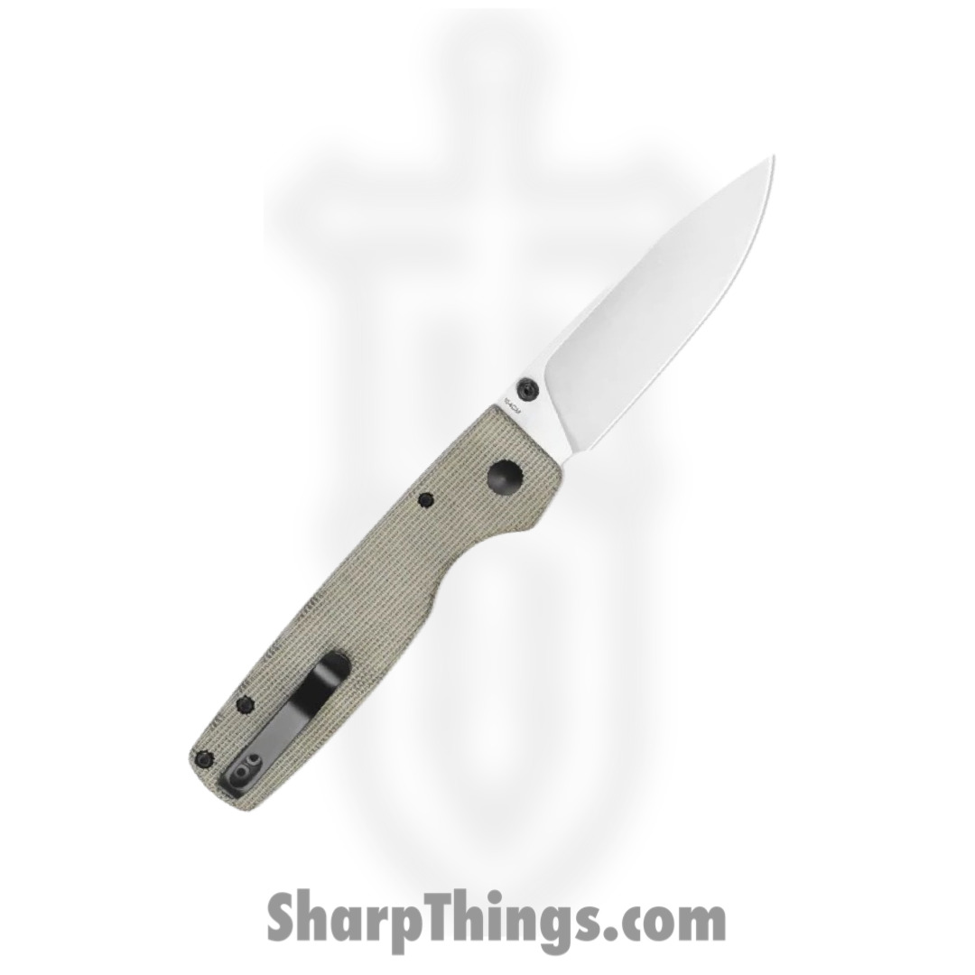 Kizer Cutlery - KIV4605C1 - Original XL - Folding Knife - 154CM Satin Drop Point - Micarta - Green - Image 2
