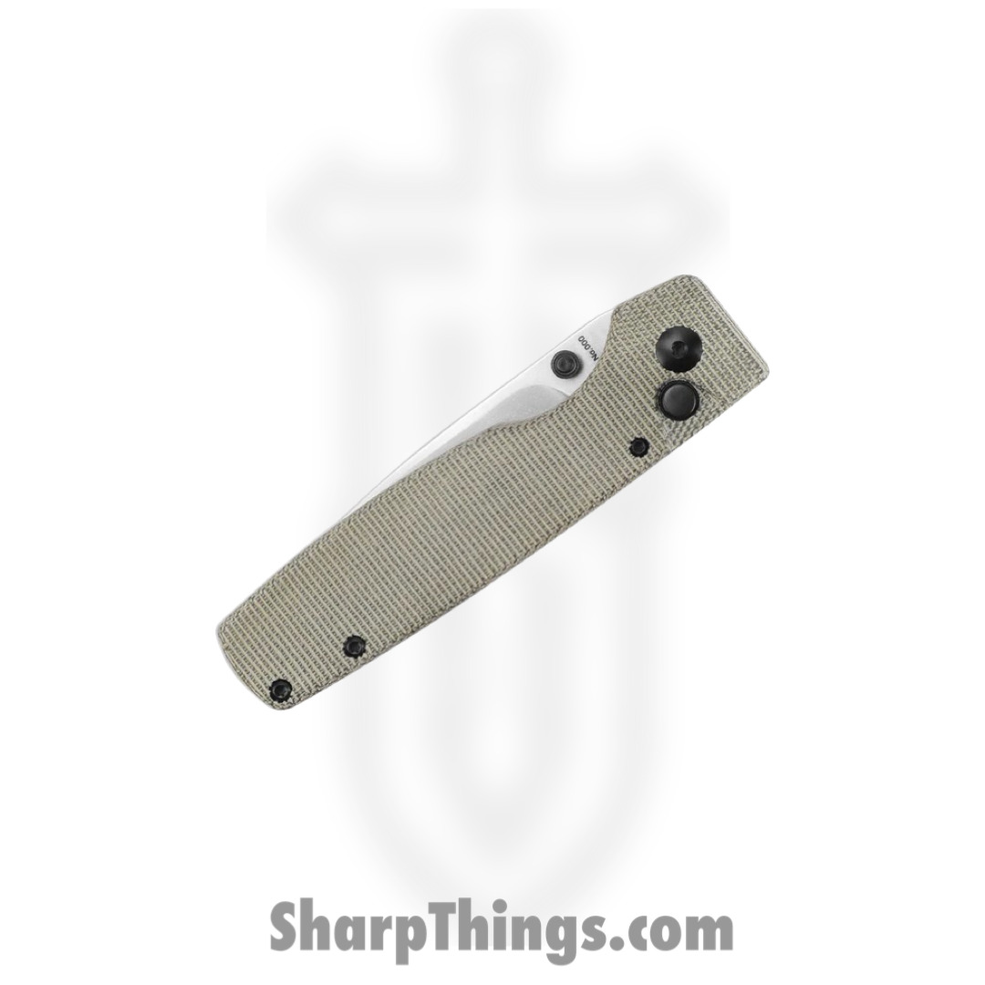 Kizer Cutlery - KIV4605C1 - Original XL - Folding Knife - 154CM Satin Drop Point - Micarta - Green - Image 3