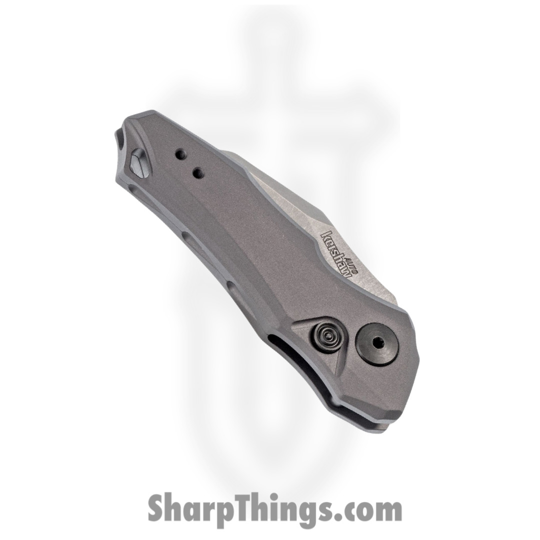 Kershaw - 7350 - Launch 10 - Automatic Knife - CPM-154 Stonewash Hawkbill - 6061-T6 Aluminum - Gray - Image 2