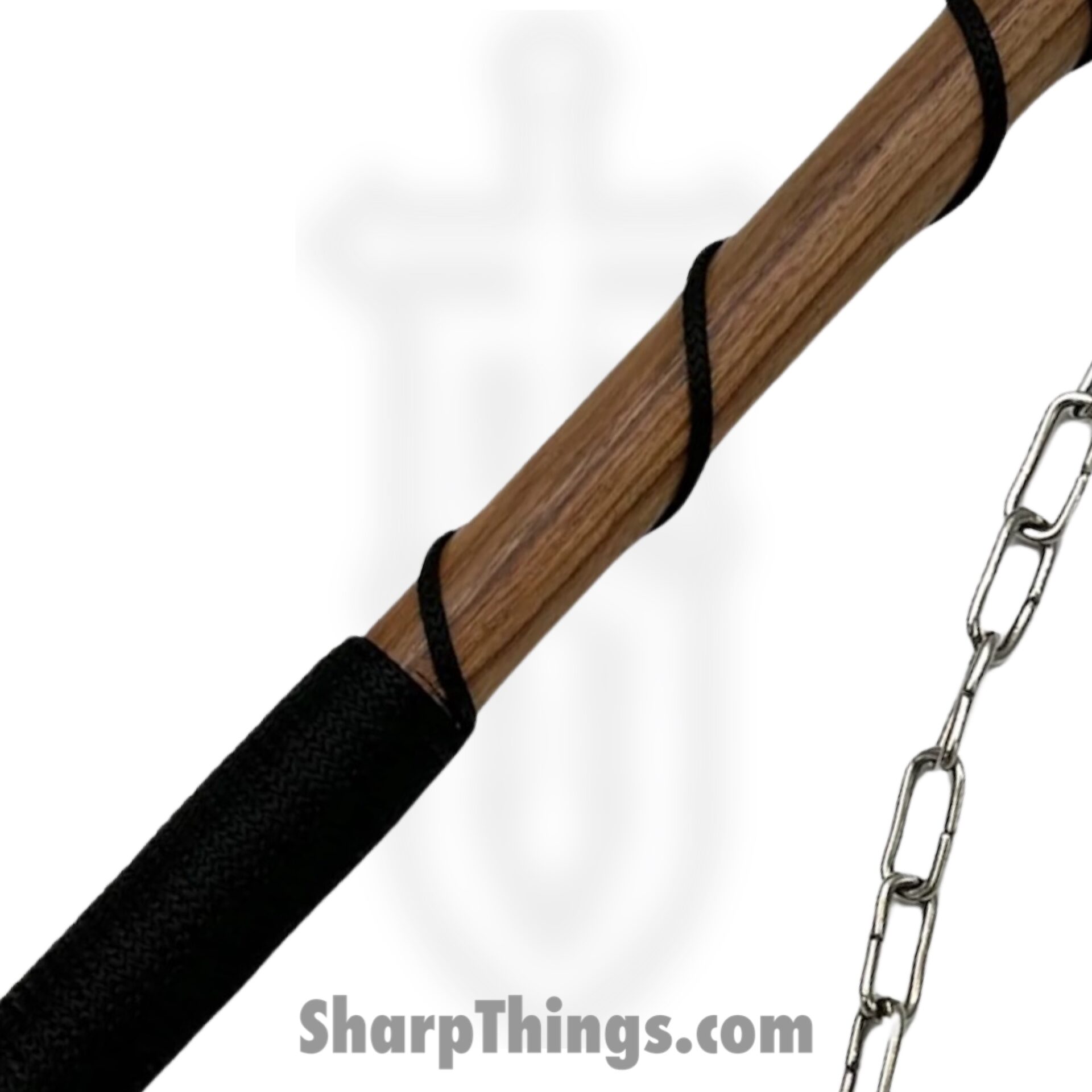 Sir Harry - MB-03 - 2 Ball Medieval Mace - Wrapped - Silver - Image 3