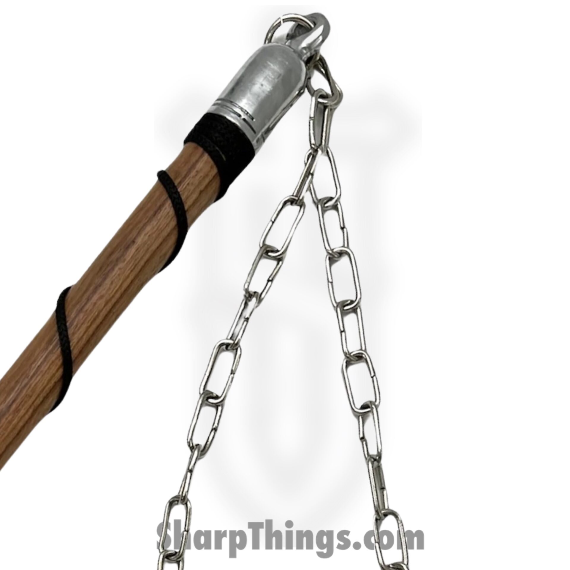 Sir Harry - MB-03 - 2 Ball Medieval Mace - Wrapped - Silver - Image 4