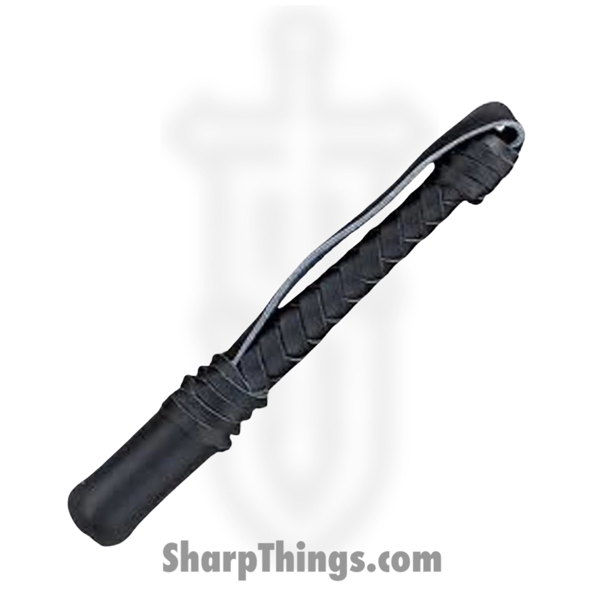P-15984 - 9 Inch Billy Club - Leather - Black - Image 4