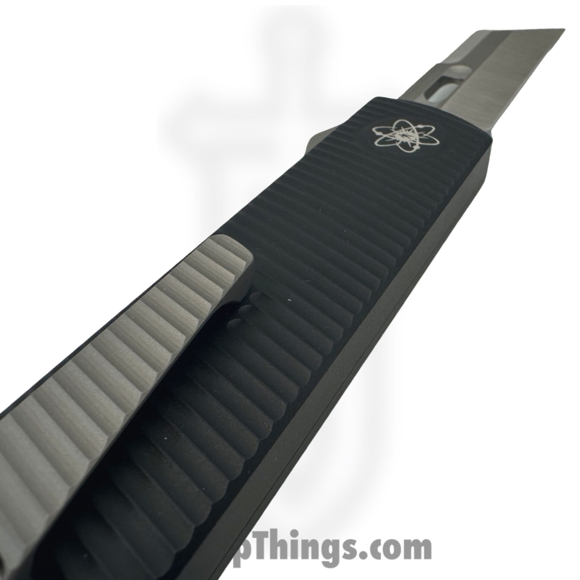 EMPEDC - PulseSABlk - Pulse - OTF Auto - Magnacut Satin Wharncliffe - 6061-T6 - Black - Image 3