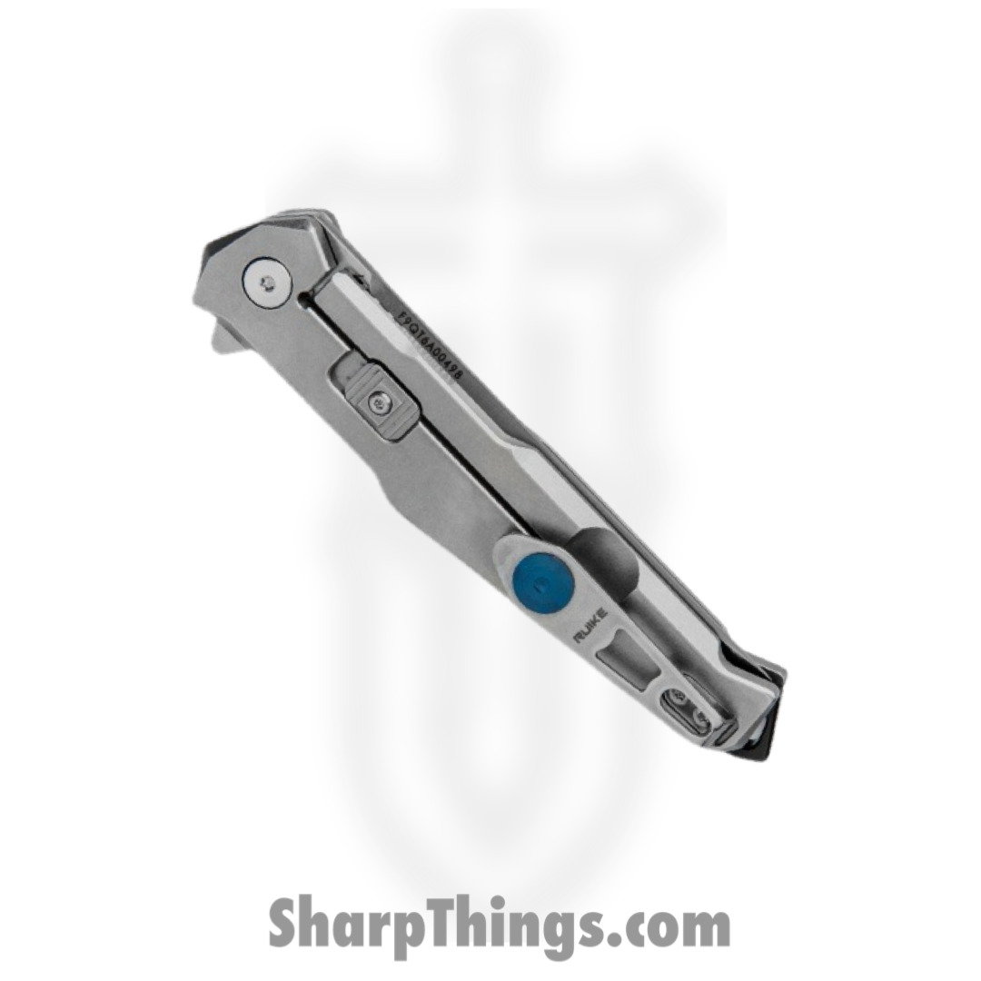 Ruike - RKEP108SF - P108 - Folding Knife - 14C28N Sandvik Satin Spear Point - Stainless Steel - Gray - Image 3