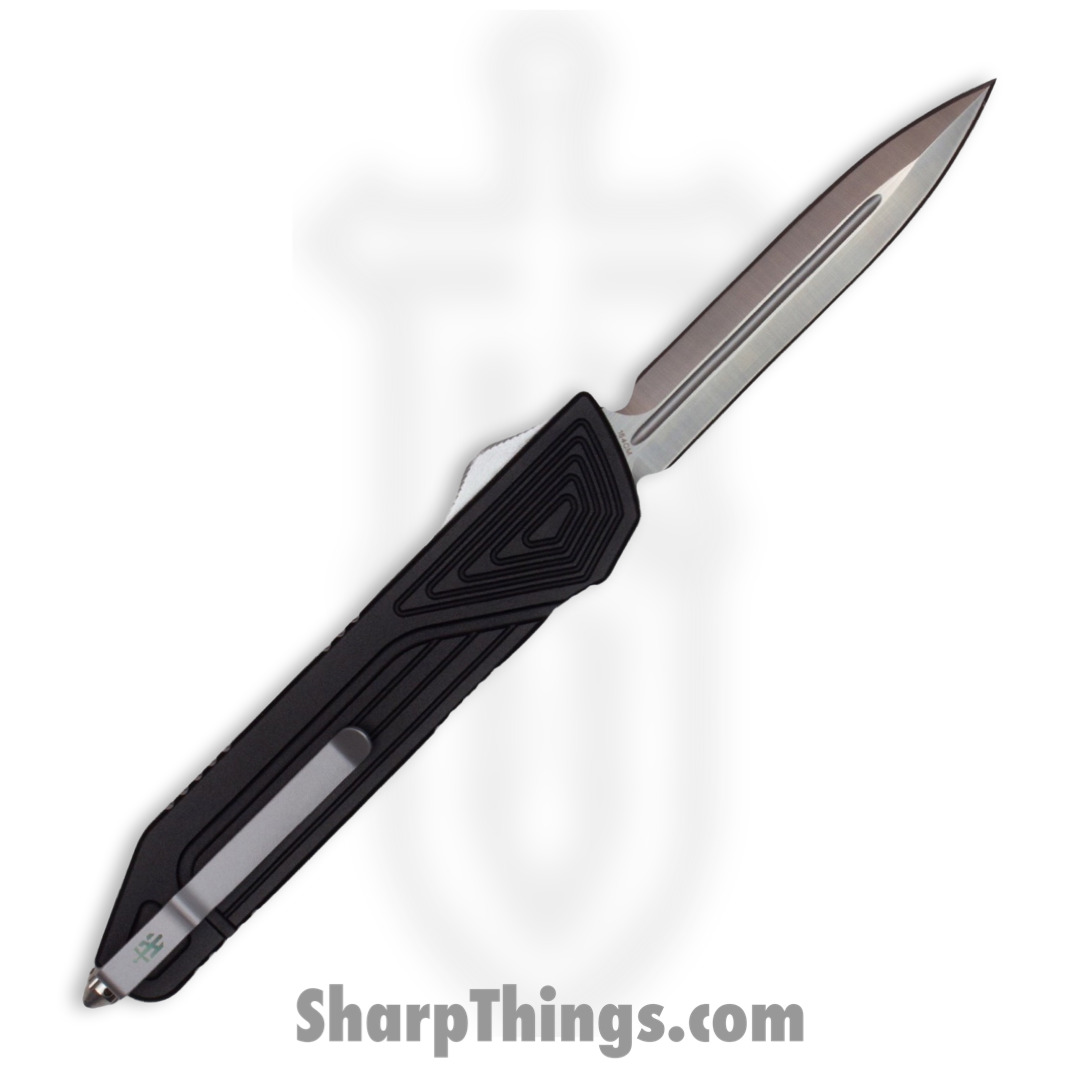TakCom - Chimera_BK_DE_SA - Chimera - OTF Auto - 154CM Satin Spear Point - 6061-T6 Aluminum - Black - Image 2