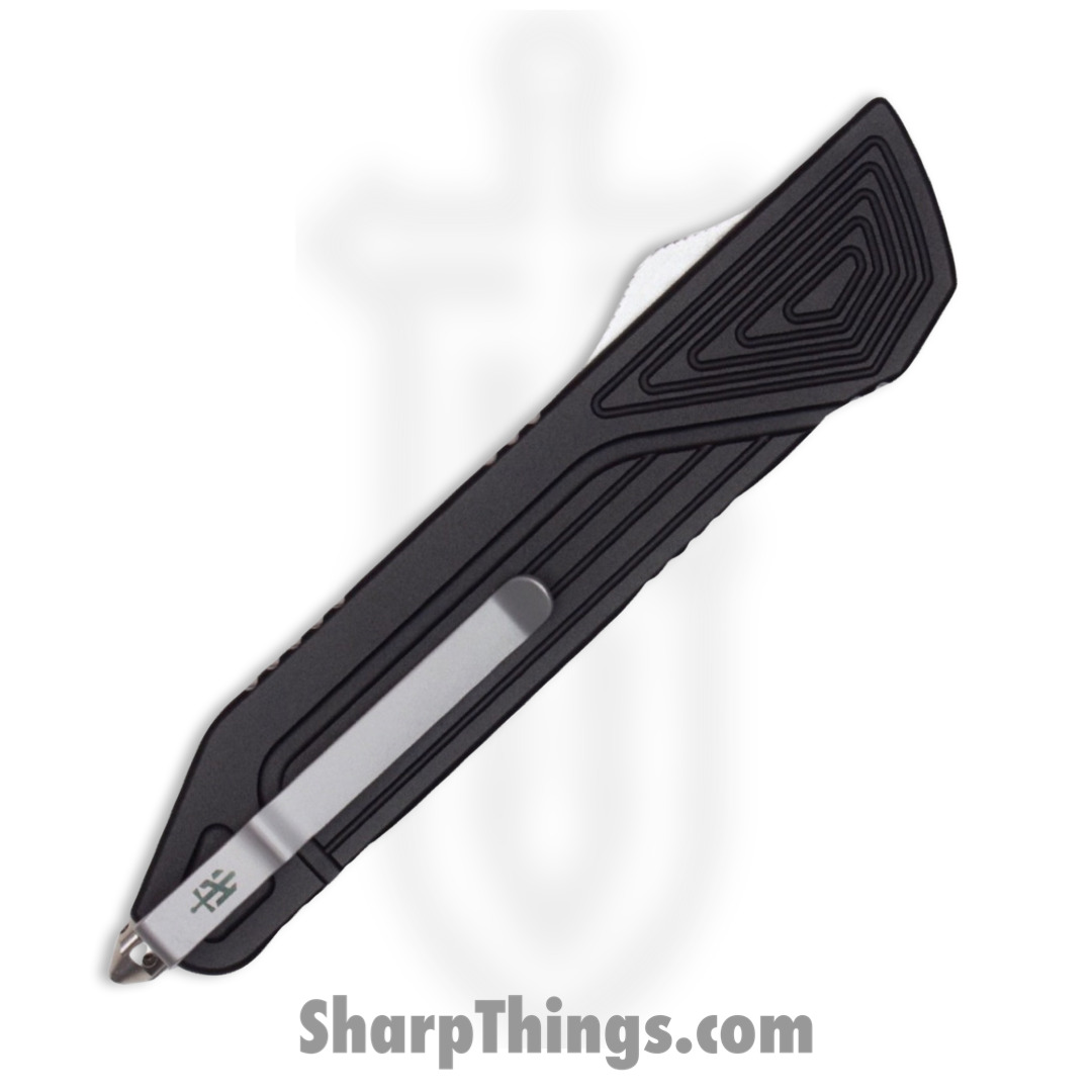 TakCom - Chimera_BK_DE_SA - Chimera - OTF Auto - 154CM Satin Spear Point - 6061-T6 Aluminum - Black - Image 4