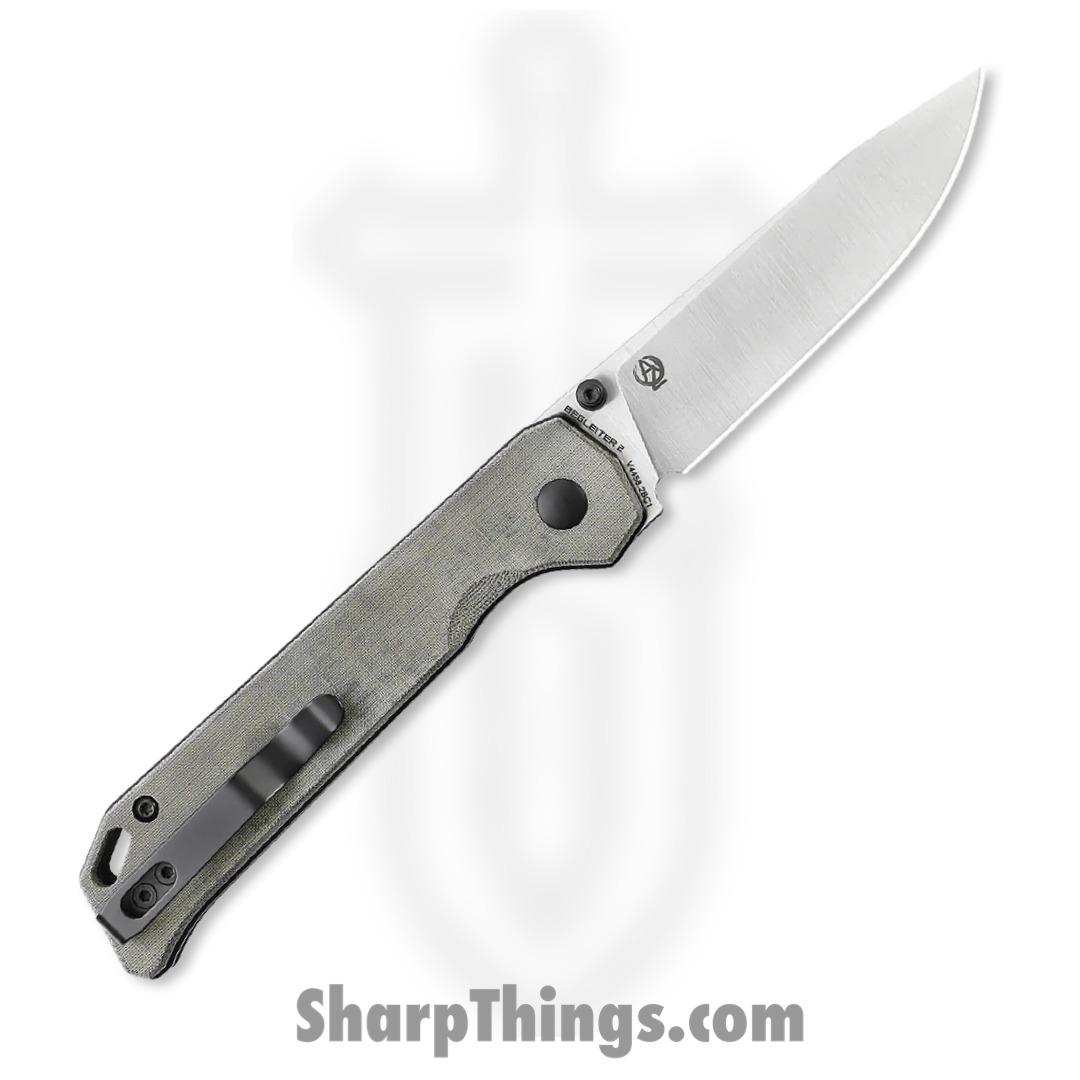 Kizer Cutlery - KIV4458.2BC1 - Begleiter 2 - Folding Knife - KIV4458.2BC1 Begleiter 2 Folding Knife - Micarta - Green - Image 2