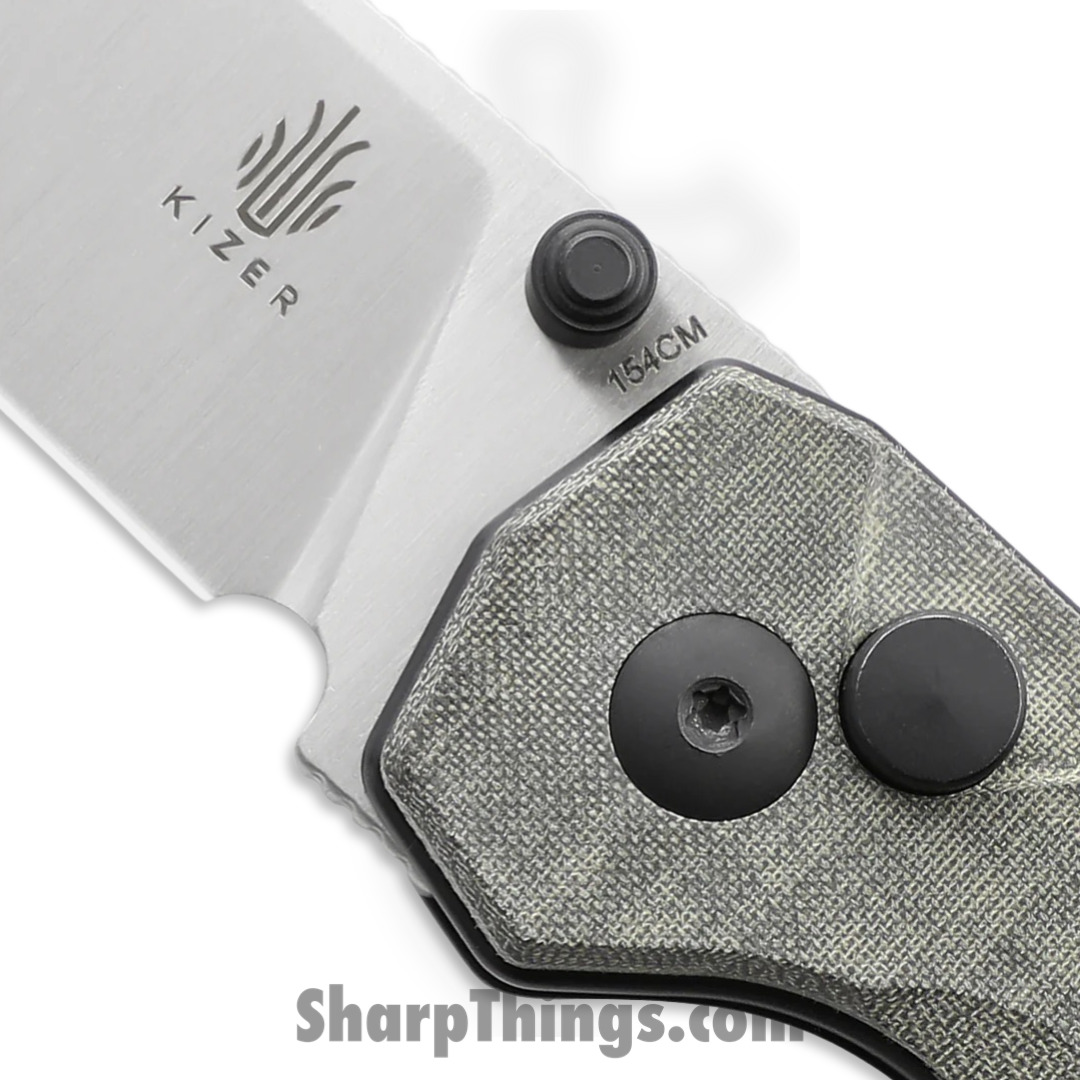 Kizer Cutlery - KIV4458.2BC1 - Begleiter 2 - Folding Knife - KIV4458.2BC1 Begleiter 2 Folding Knife - Micarta - Green - Image 3