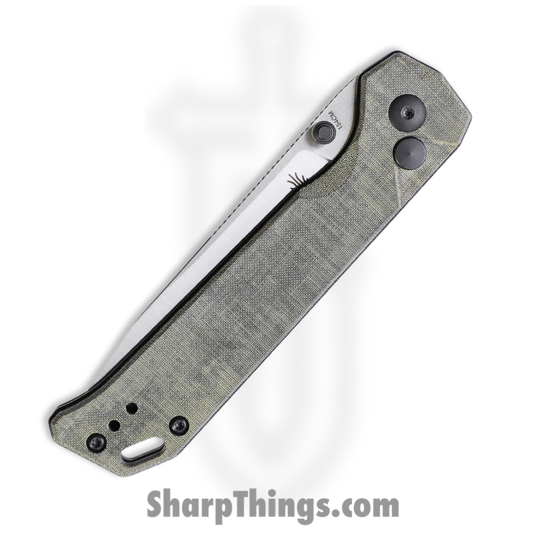 Kizer Cutlery - KIV4458.2BC1 - Begleiter 2 - Folding Knife - KIV4458.2BC1 Begleiter 2 Folding Knife - Micarta - Green - Image 5