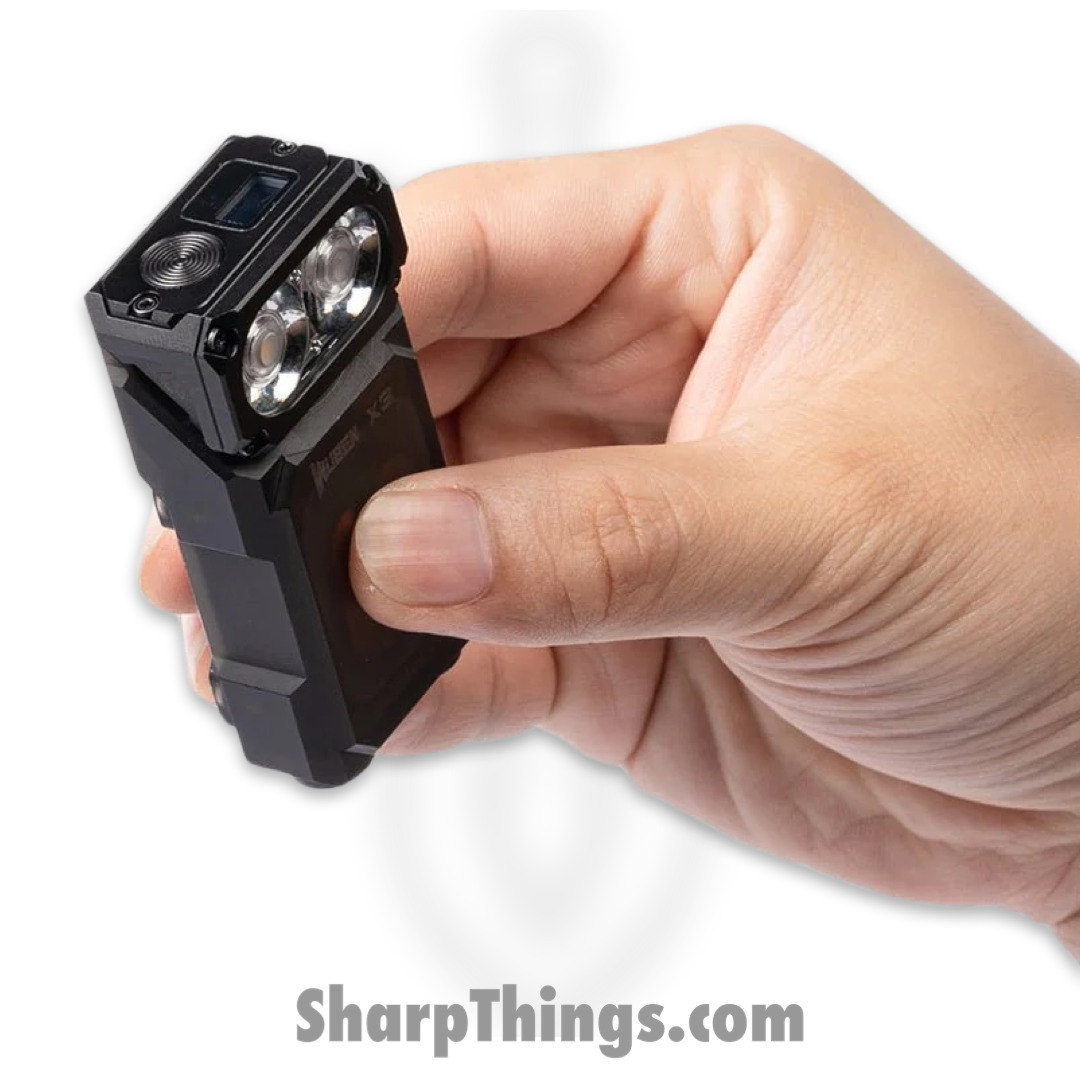 Wuben - WX3CHBX-BLK - Wuben X3 Owl EDC Flashlight and 3000mah Charging Box - Black - Image 2