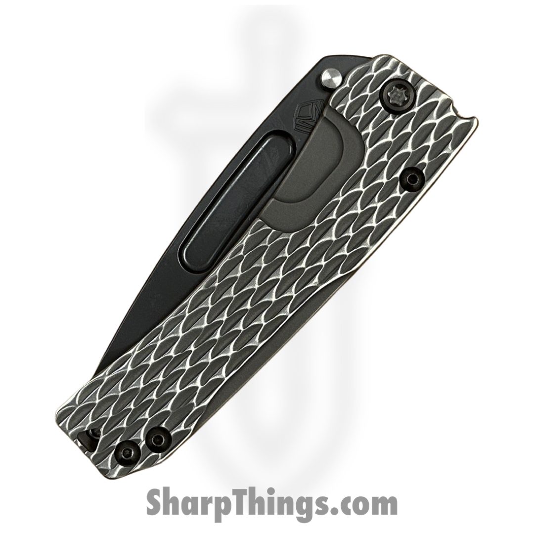 Medford Knife and Tool - MK2014PD-01TM-TPCP-Q4 - Slim Midi - Folding Knife - S45vn DLC Drop Point - Titanium - "Dragon Skin" - Image 3