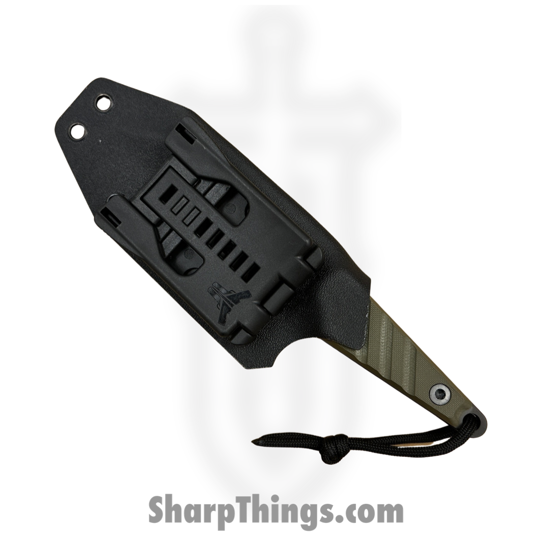 Medford Knife and Tool - MK1144PQ-10KB-SPQ3-Q4 - UDT 1 - Fixed Blade Knife - s45vn Coated Wharncliffe - G10 - Od Green - Image 7