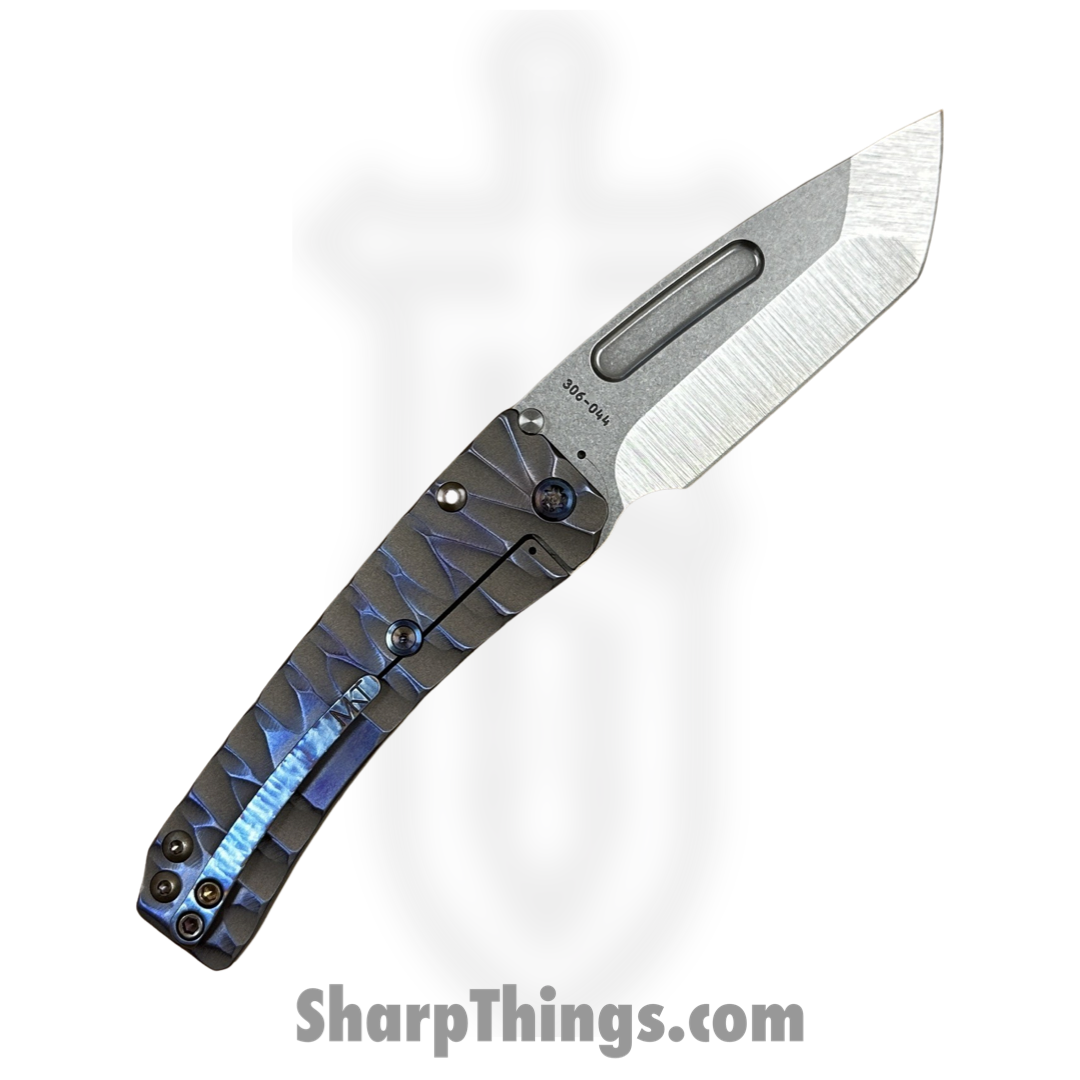Medford Knife and Tool - MK2014TT-01TM-TFCT-Q4 - Slim Midi - Folding Knife - s45vn Tumbled Tanto - Titanium - "Predator" - Image 2
