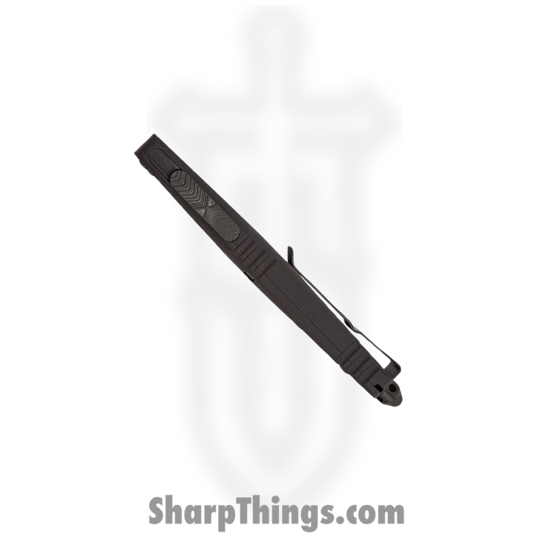 Microtech - 142-1CT-DSH - Combat Troodon Delta Frag Shadow - OTF Auto - DLC Dagger - UTD Milled 6061-T6 Aluminum - Black - Image 5