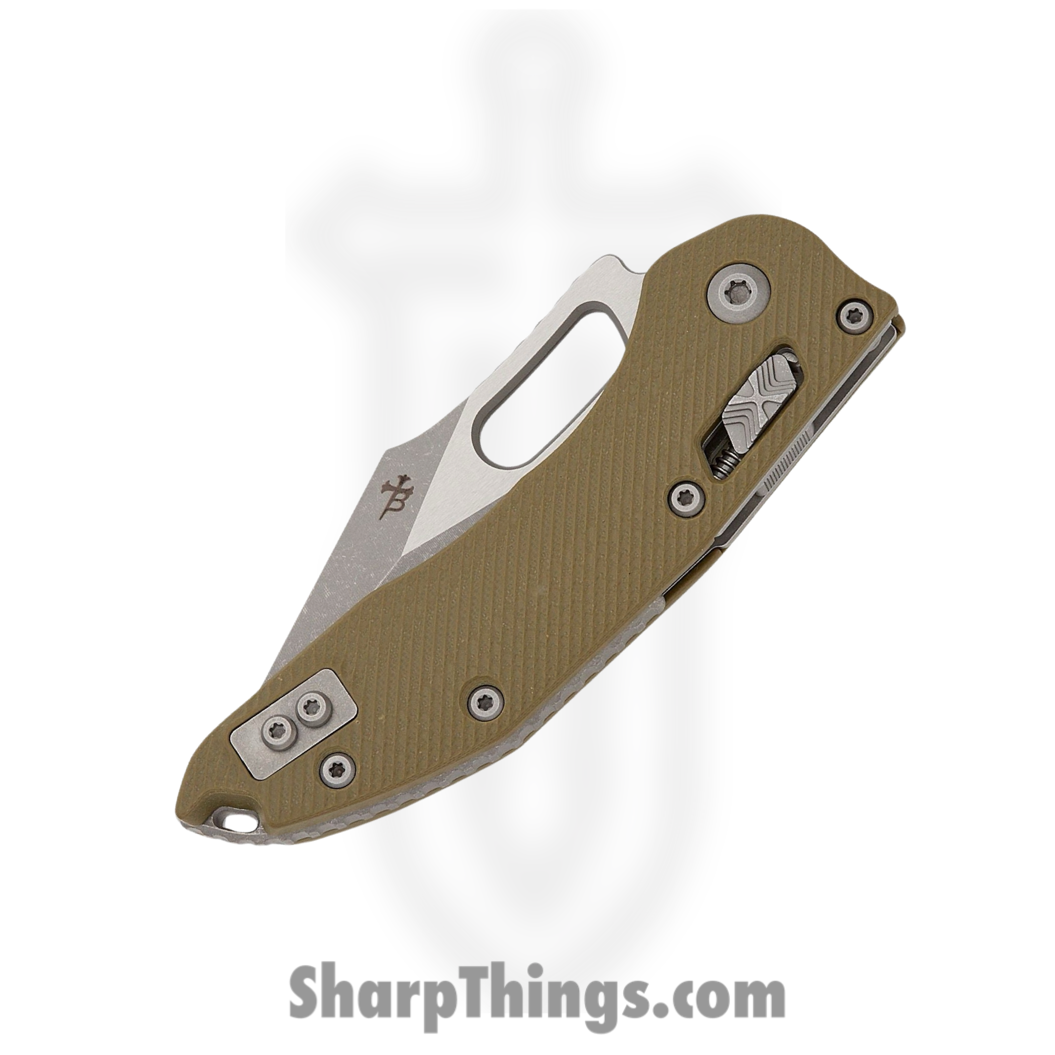 Microtech - 169RL-11APFLGTOD - Stitch RAM-LOK P/S - Folding Knife - M390MK Apocalyptic Spear Point - Fluted G10 - OD Green - Image 3