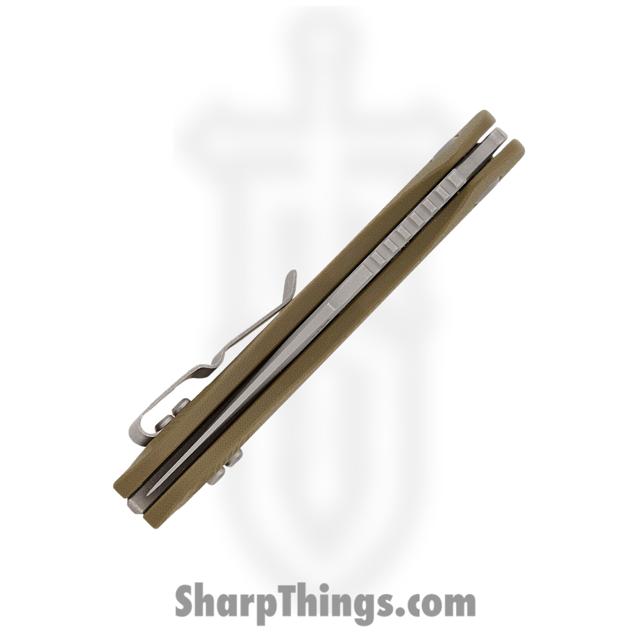 Microtech - 169RL-11APFLGTOD - Stitch RAM-LOK P/S - Folding Knife - M390MK Apocalyptic Spear Point - Fluted G10 - OD Green - Image 5