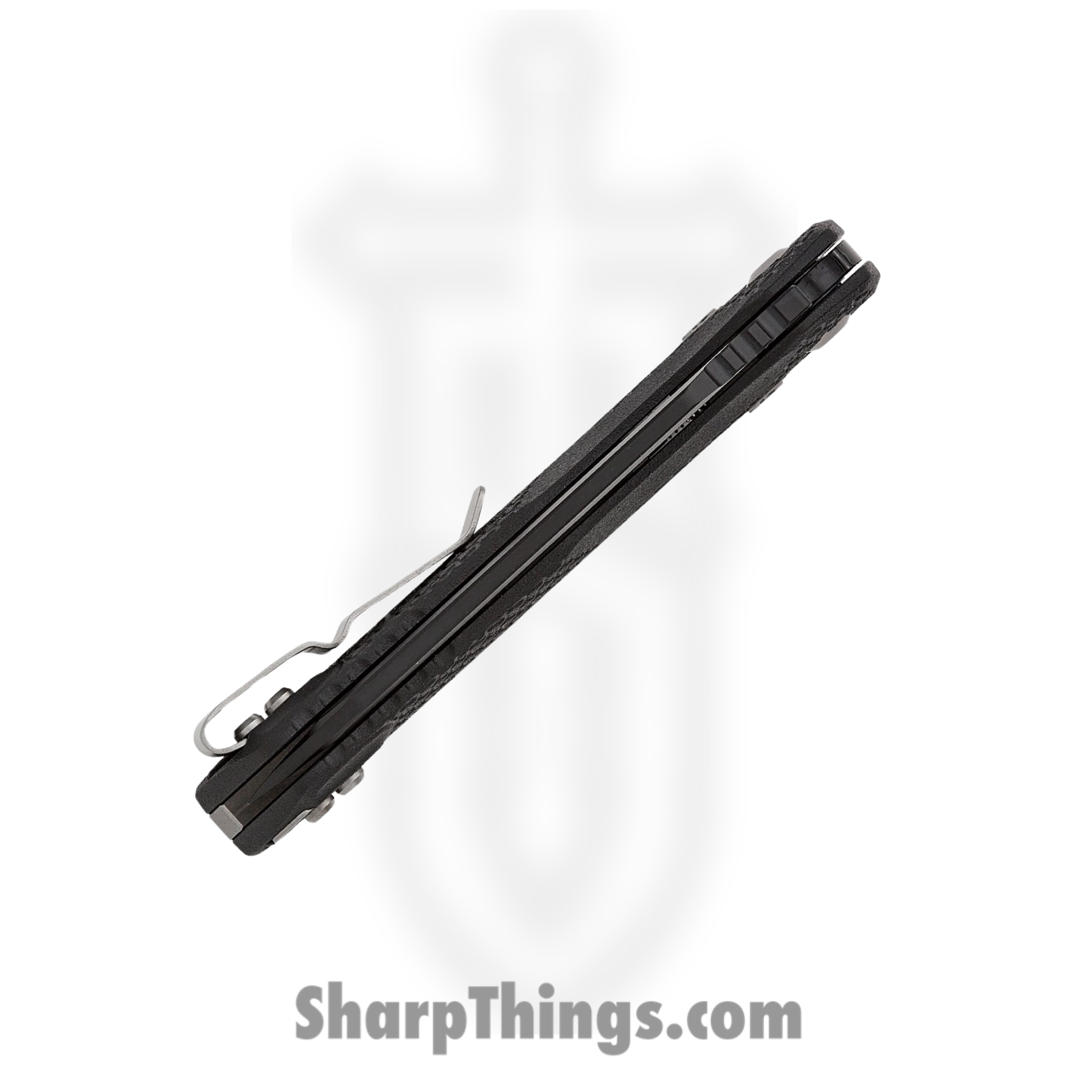 Microtech - 210T-1PMBK - MSI RAM-LOK S/E - Folding Knife - M390MK Black Modified Sheepsfoot - Injection Molded Polymer - Black - Image 5