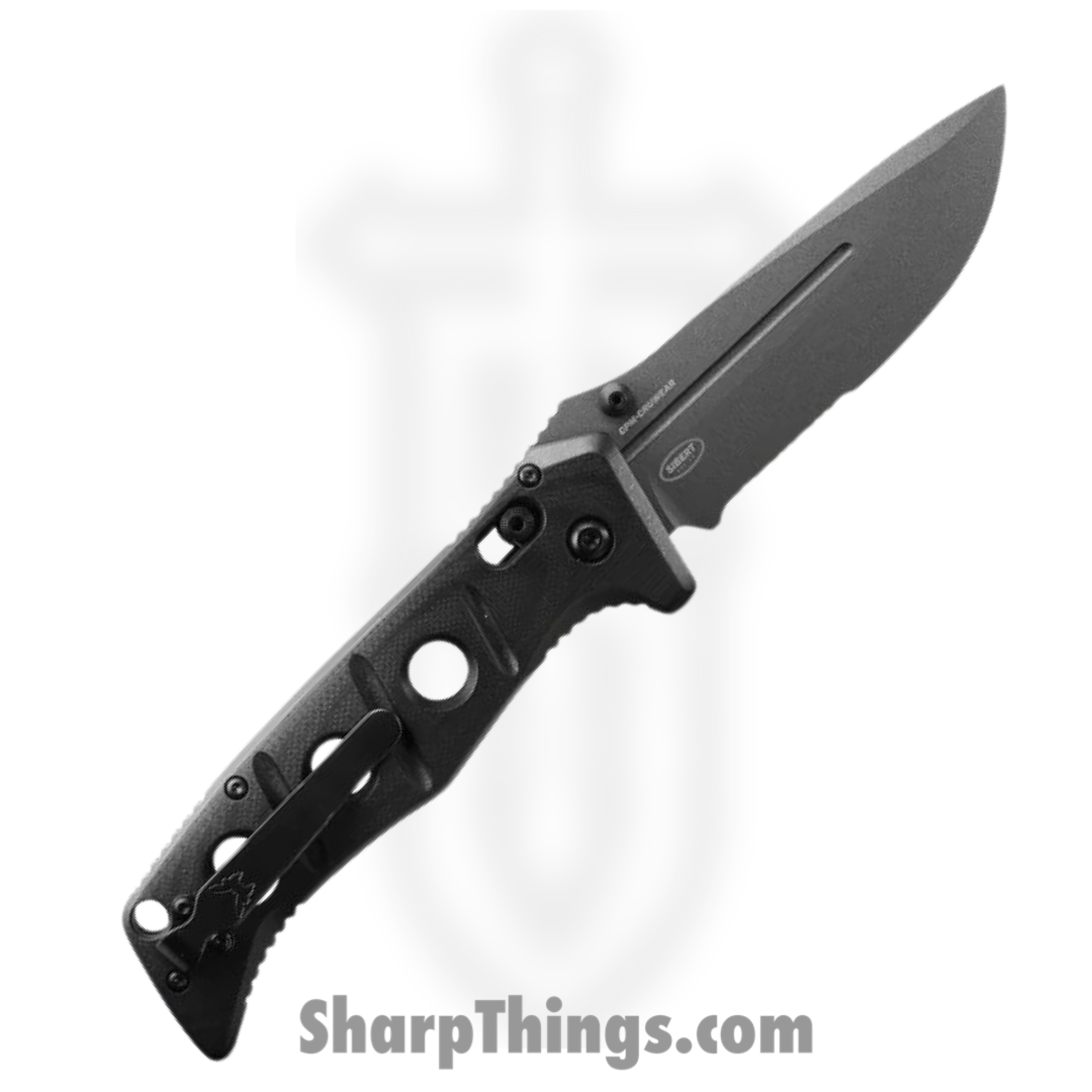 Benchmade - 275SGY-1 - Adamas - Folding Knife - CPM CruWear Coated Drop Point P/S - G10 - Black - Image 2