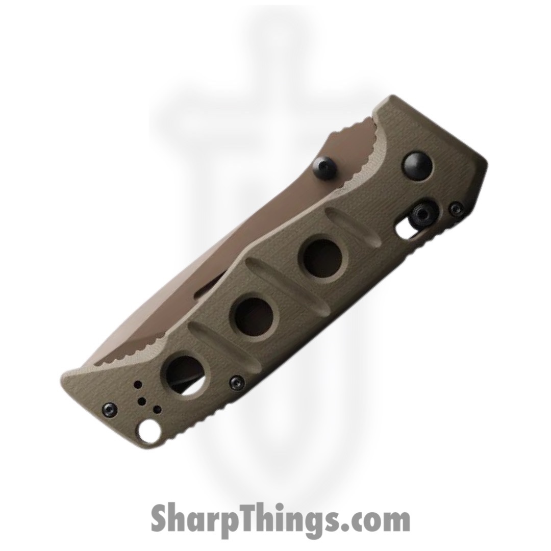 Benchmade - 275FE-2 - Adamas - Folding Knife - CPM-CruWear Coated Drop Point - G10 - Flat Earth - Image 4
